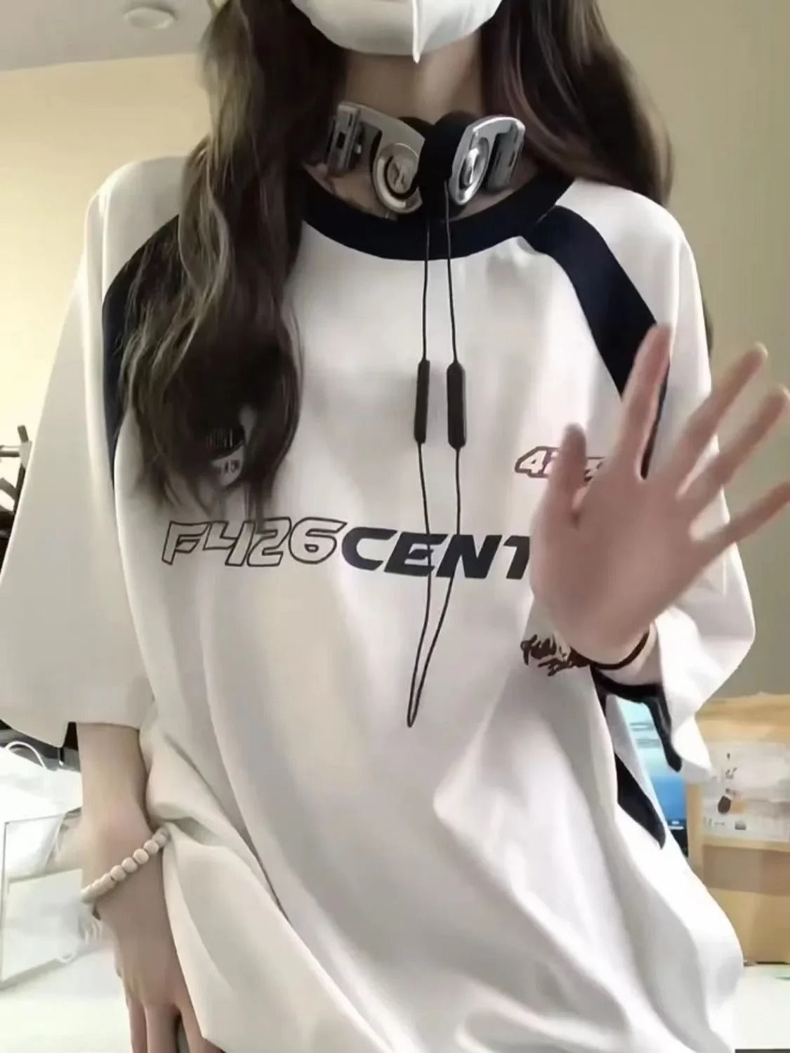 The Retro High Street T-Shirt - Loose 100% Cotton Short Sleeve Top