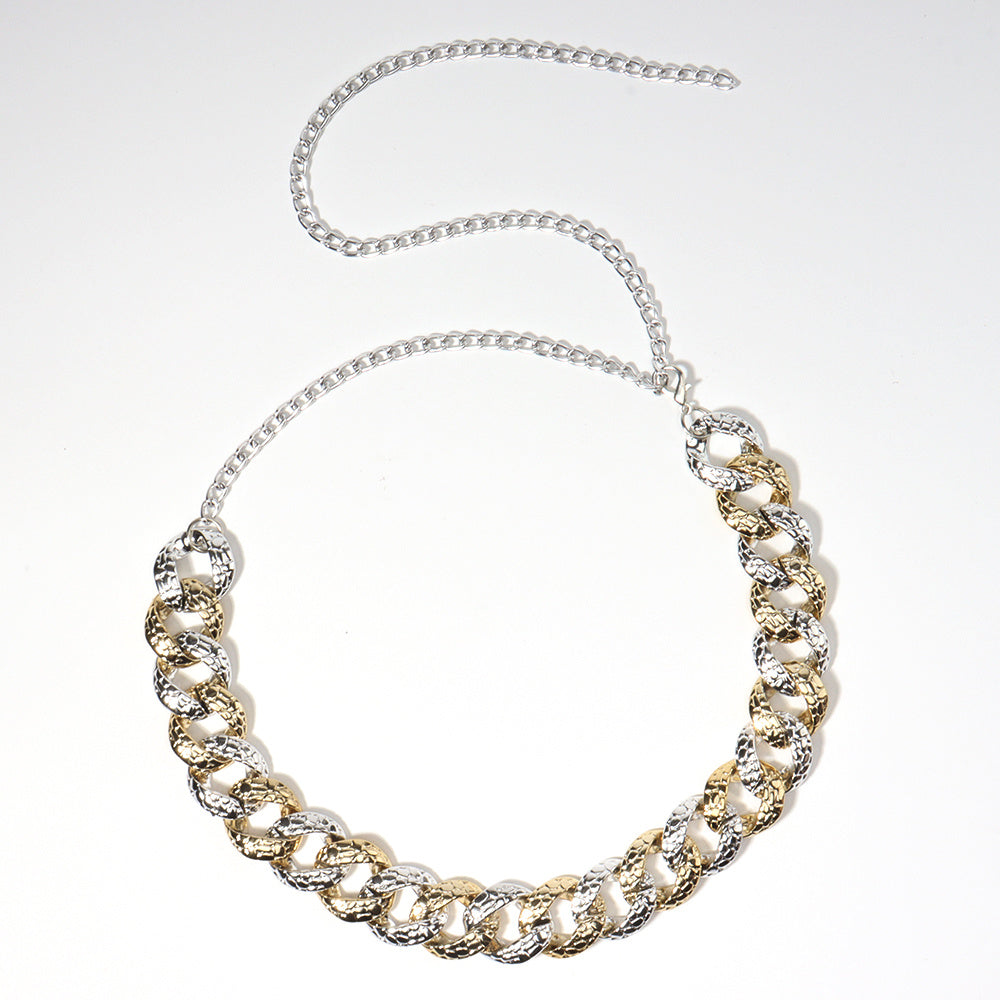 The Festival Muse Acrylic Body Chain - Electroplated Adjustable Waist Chain