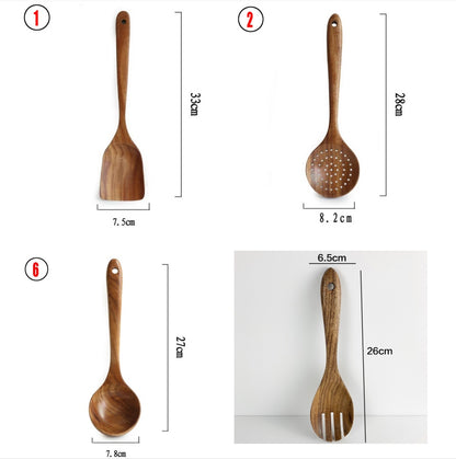 Thailand Teak Natural Wood Tableware