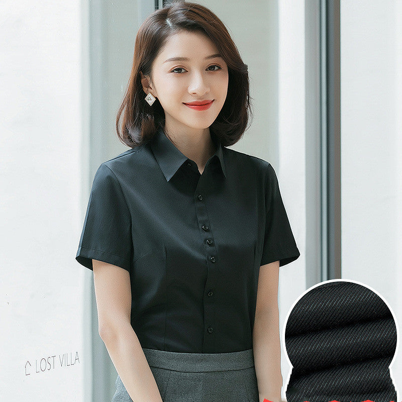 The Corporate Half-Sleeve Shirt - Professional Workwear Blouse