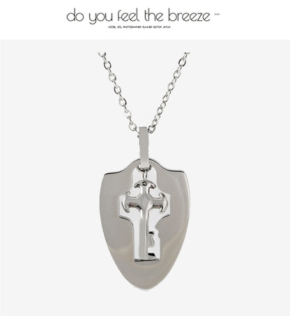 The Ultimate Connection Lock Set: Titanium Steel Love Lock Bracelet & Key Necklace for Couples/Best Friends