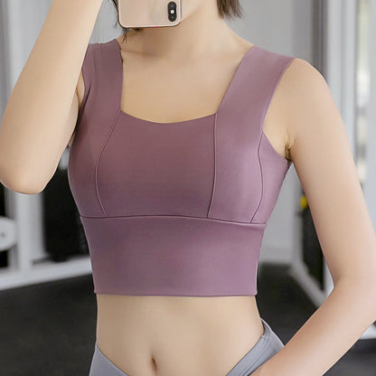 The Confidence Lift Yoga Bra: Broad Shoulder Sports Bra with Secure Gather Feature for Exercise & Shaping