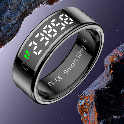 The Vitality Smart Ring R11 - Health Tracker with Blood Oxygen & Heart Rate Display