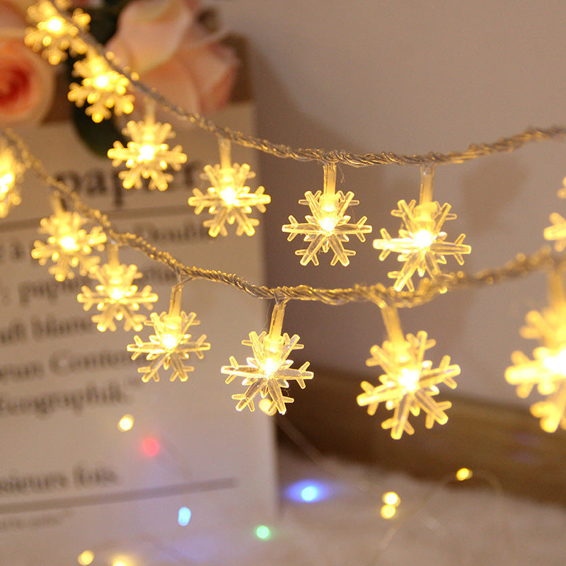 The Instant Ambiance LED Snowflake String Lights - 3 Meter Battery Operated