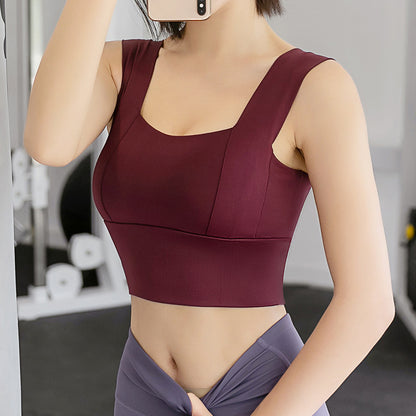 The Confidence Lift Yoga Bra: Broad Shoulder Sports Bra with Secure Gather Feature for Exercise & Shaping