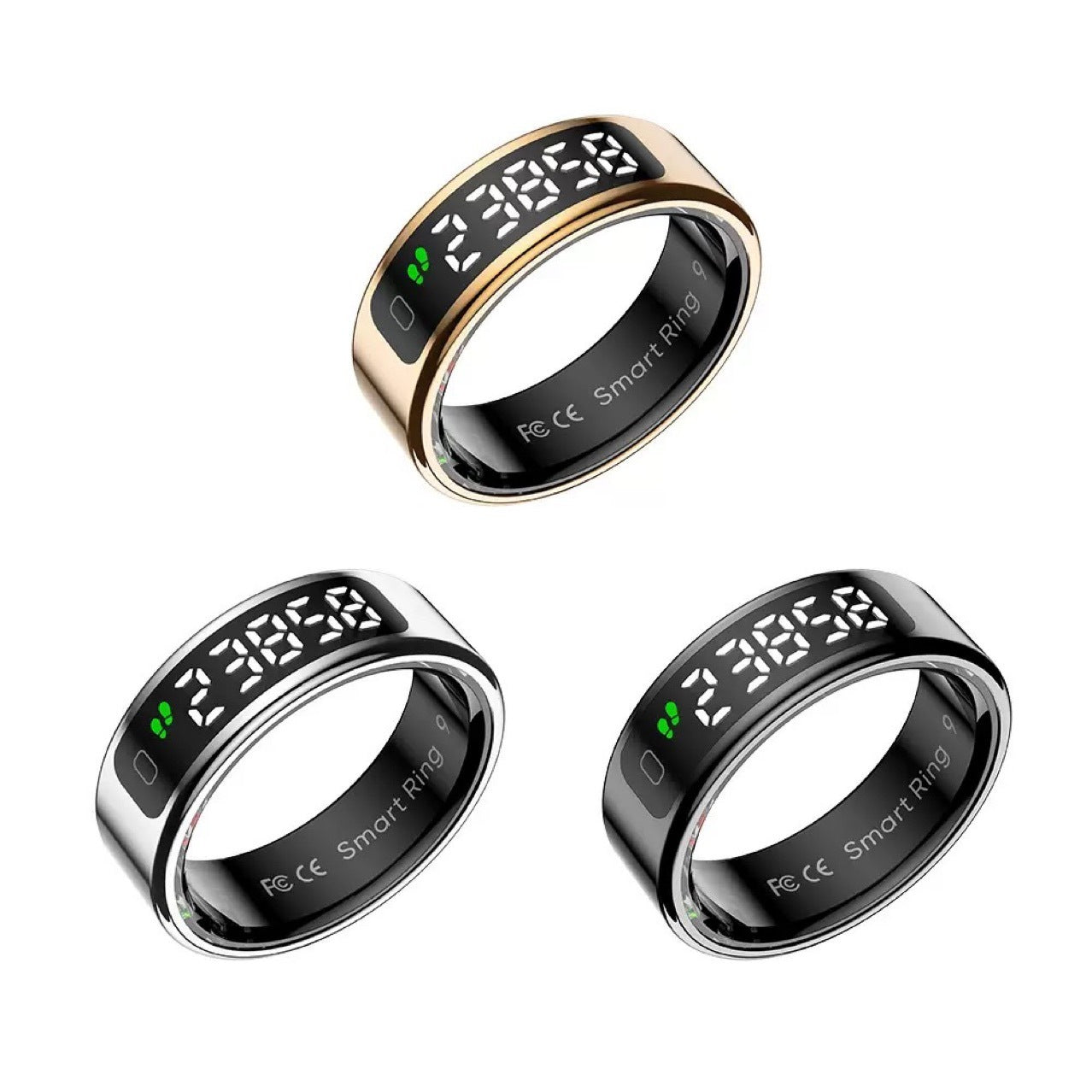 The Vitality Smart Ring R11 - Health Tracker with Blood Oxygen & Heart Rate Display