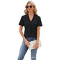 The Effortless V-Neck T-Shirt - Loose Fit Short Sleeve Summer Top