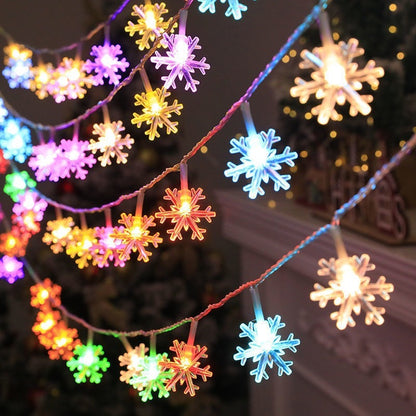 The Instant Ambiance LED Snowflake String Lights - 3 Meter Battery Operated