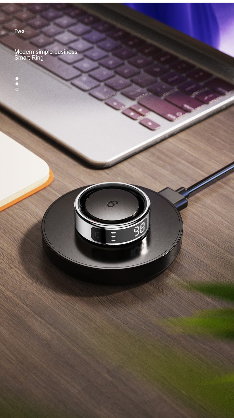 The Vitality Smart Ring R11 - Health Tracker with Blood Oxygen & Heart Rate Display