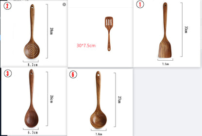 Thailand Teak Natural Wood Tableware