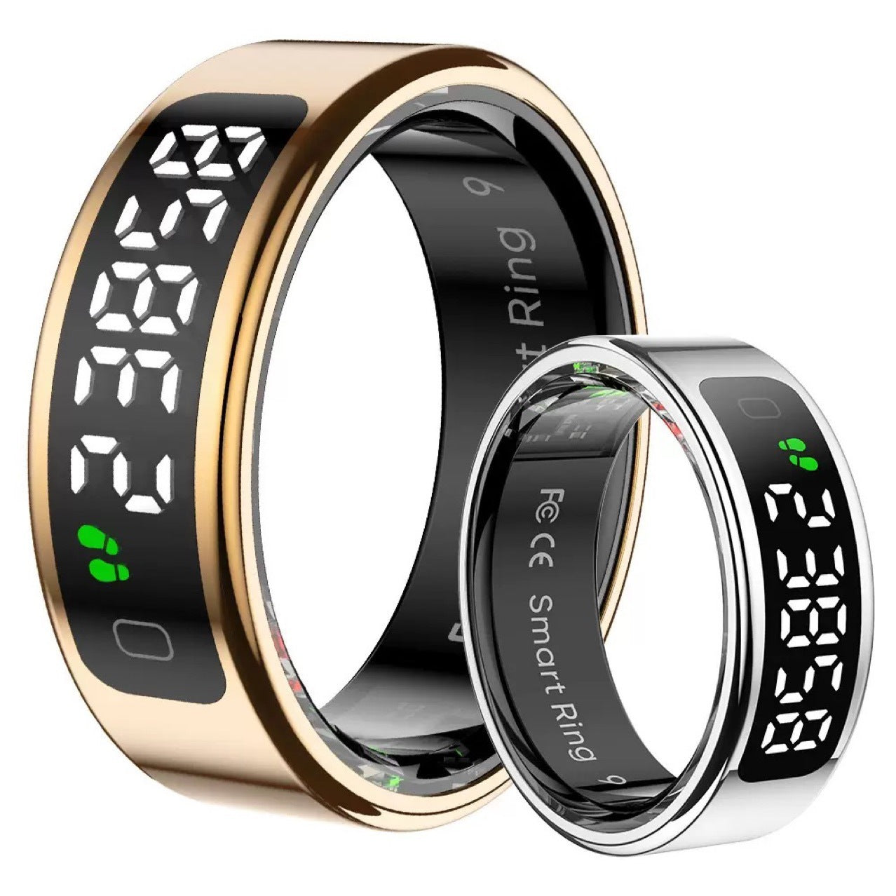 The Vitality Smart Ring R11 - Health Tracker with Blood Oxygen & Heart Rate Display