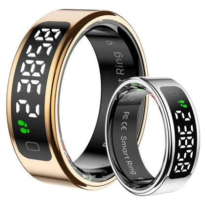The Vitality Smart Ring R11 - Health Tracker with Blood Oxygen & Heart Rate Display